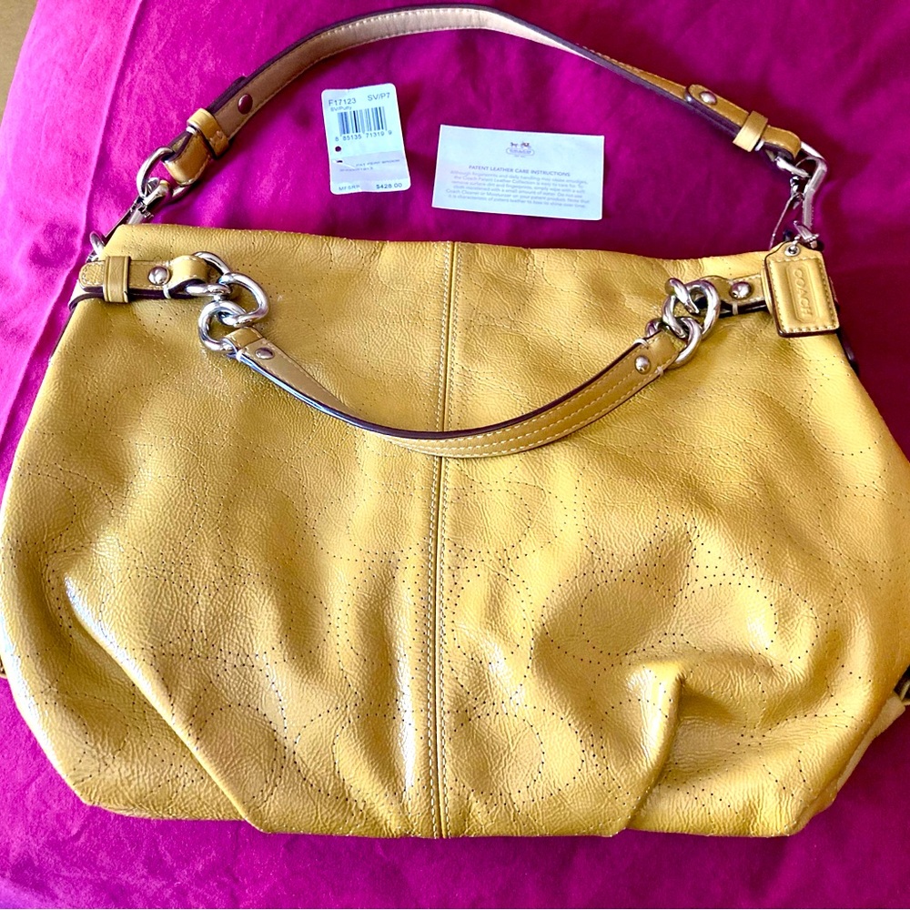Coach Patent Leather Handbag